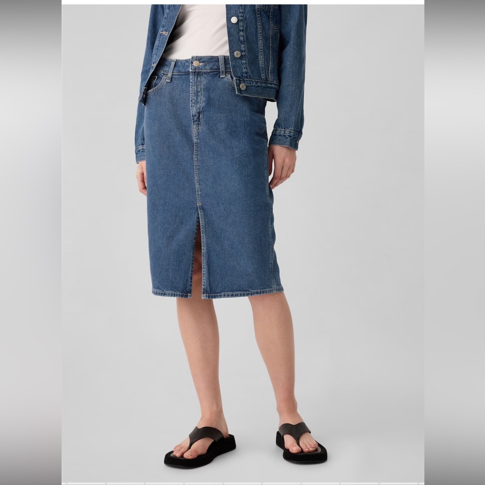 GAP DENIM MINI PENCIL SKIRT